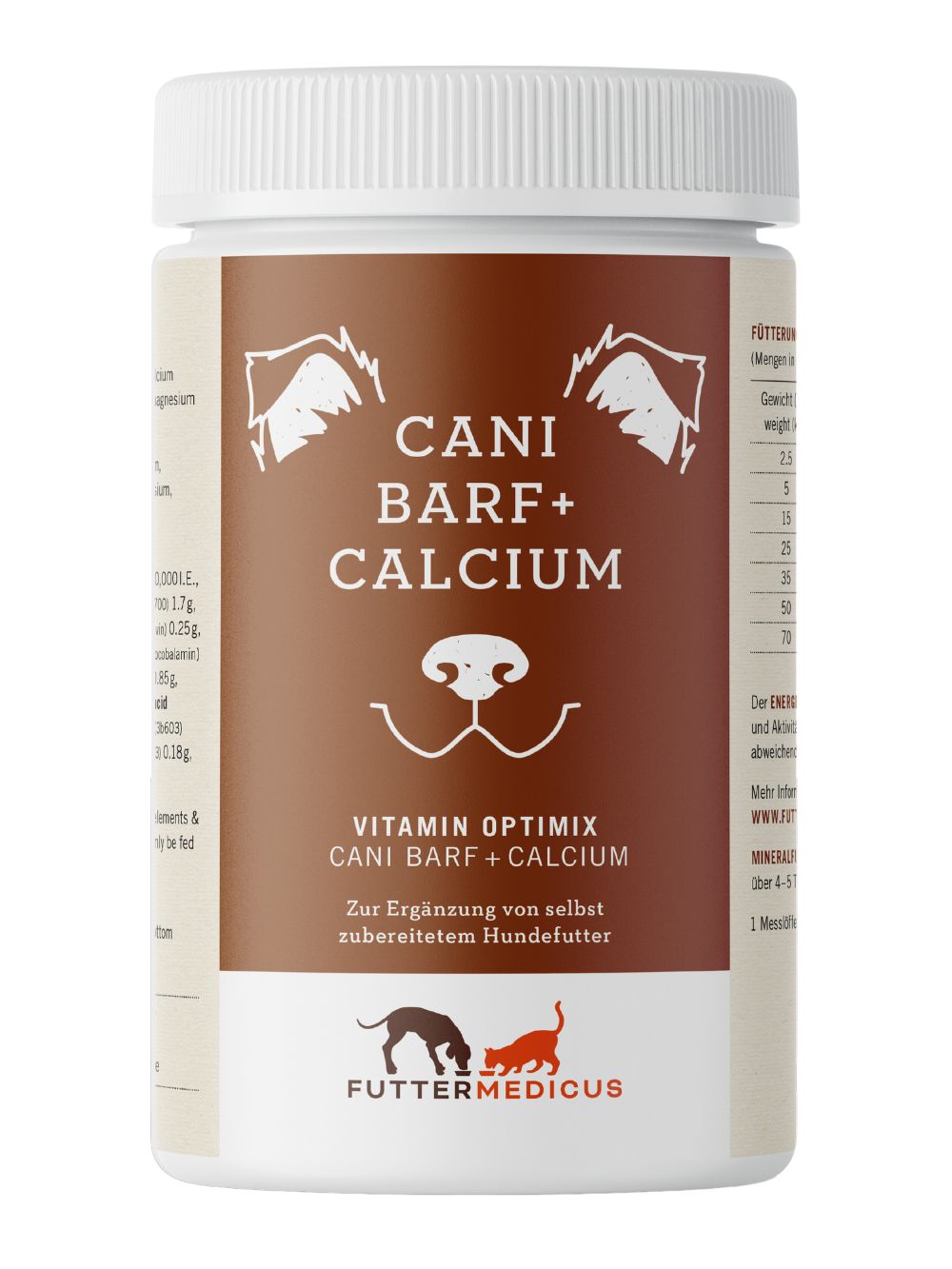 Vitamin Optimix Cani BARF plus Calcium 500g