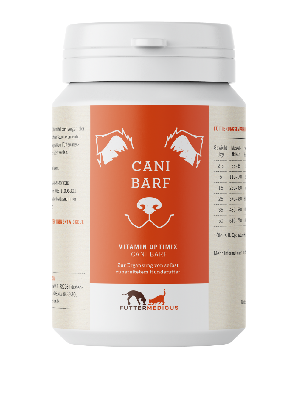 Vitamin Optimix Cani BARF 180g